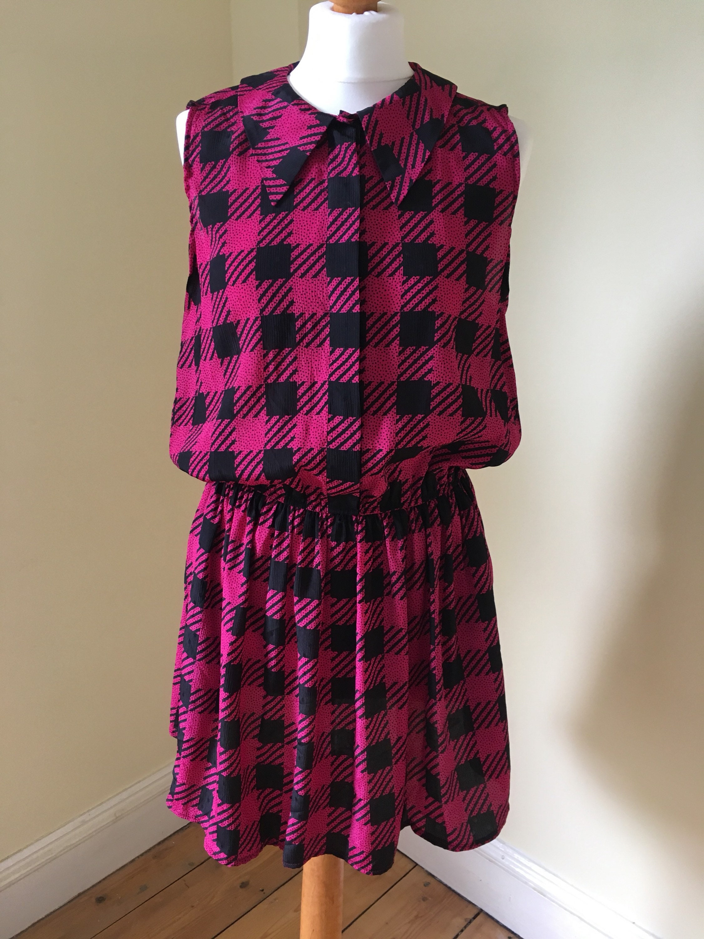 Designer Vintage 1980s Liz Claiborne Sleeveless Short Dress - Etsy UK