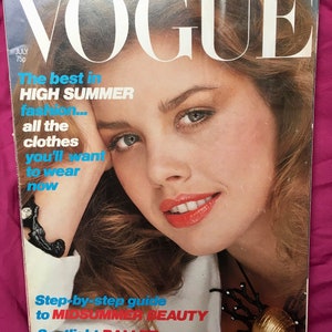 vintage Vogue Magazine- Juillet 1979-