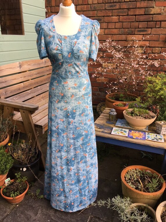 sky blue maxi dress uk