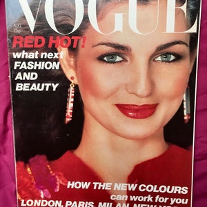 Vintage Vogue Magazine- August 1979