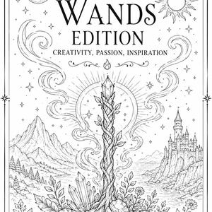 Tarot Zen doodles Wands edition