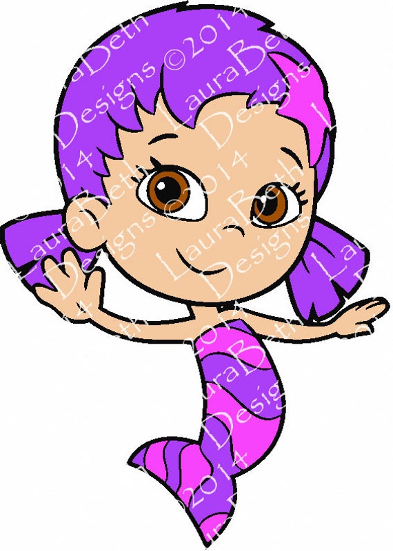 Oona Bubble Guppies Digital Design Full Embroidery Designs