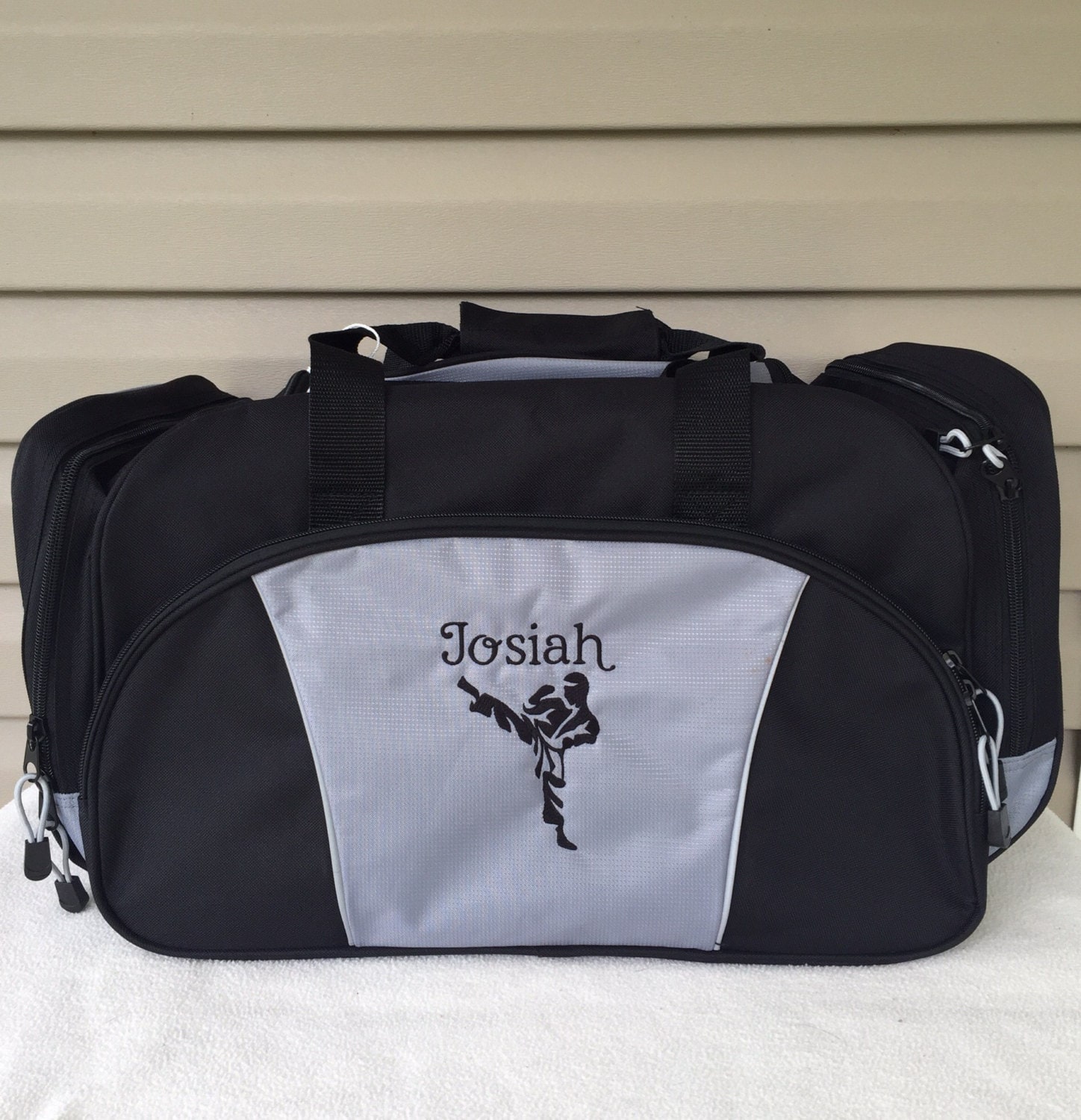 Duffel Bag Personalized Karate Martial Arts Duffle Bags Etsy