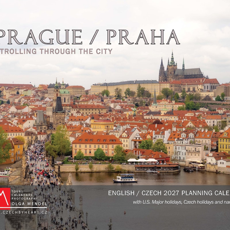 Czech Calendar 2027 - Etsy