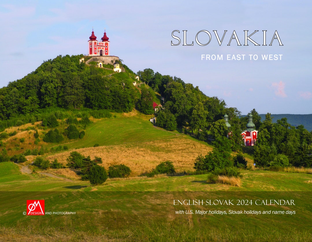 Slovakia English Slovak Bilingual Planning Calendar 2024 SET OF 2 - Etsy
