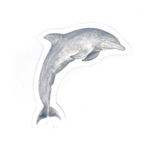 Delfin Aufkleber, Laptop Aufkleber, Laptop Aufkleber, Wasserflasche Aufkleber, Delfin Aufkleber, Ozean Aufkleber, Meerestiere, süß