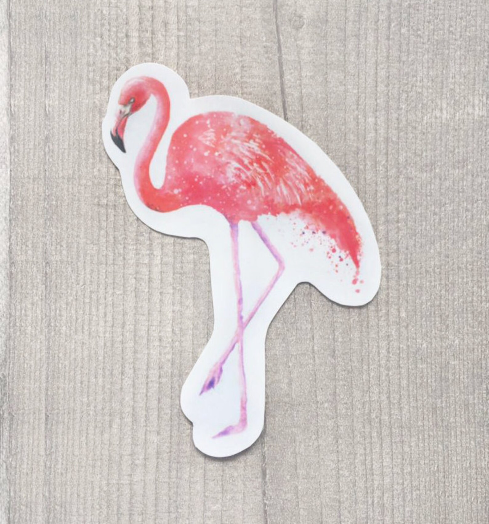 Flamingo Stickers Tropical Stickers Flamingo Stationery Etsy