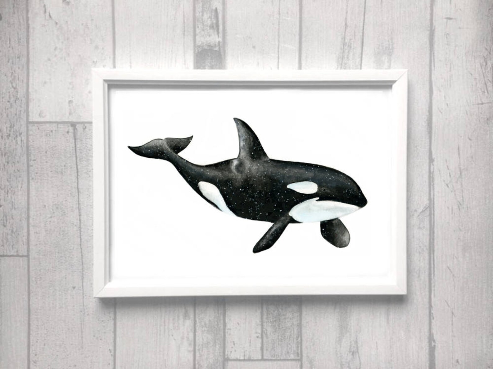 Whale print whale art whale gifts orca print orca gift | Etsy
