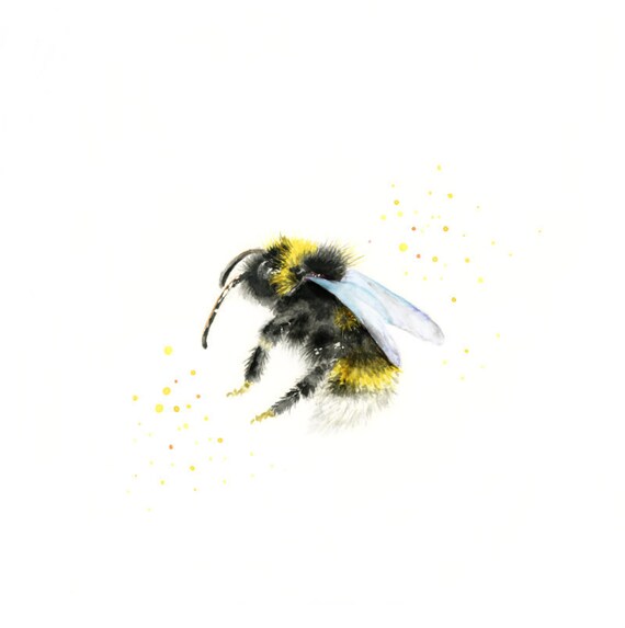 Bienendruck Bienengeschenk Bienen Weihnachten Hummel Druck Etsy