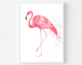flamingo print, flamingo christmas, flamingo gift, flamingo christmas gift, flamingo art, bird print, bird art, bird lover gift, flamingo