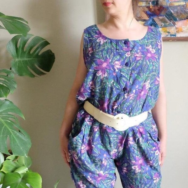 Gauze Jumpsuit Etsy