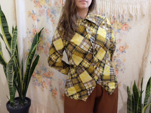 Jean Dejay Boutique late 60s 70s Vintage yellow s… - image 6