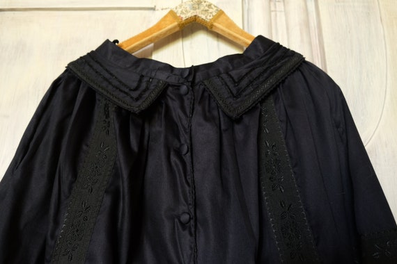 Sportalm 70s 80s Vintage dirndl skirt black lace Gothic skirt | Etsy