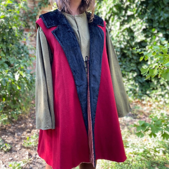 Vintage Tudor coat Medieval Renaissance coat Fest… - image 1