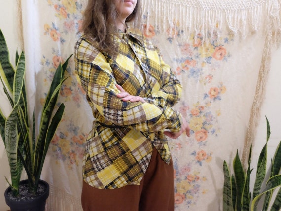 Jean Dejay Boutique late 60s 70s Vintage yellow s… - image 2