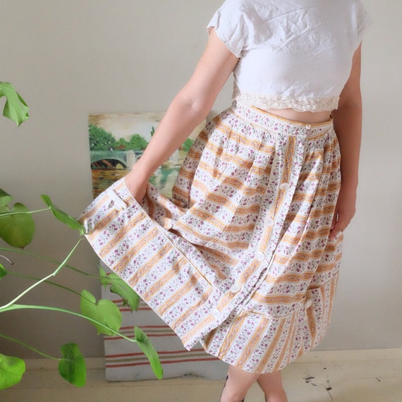 50s beige skirt top