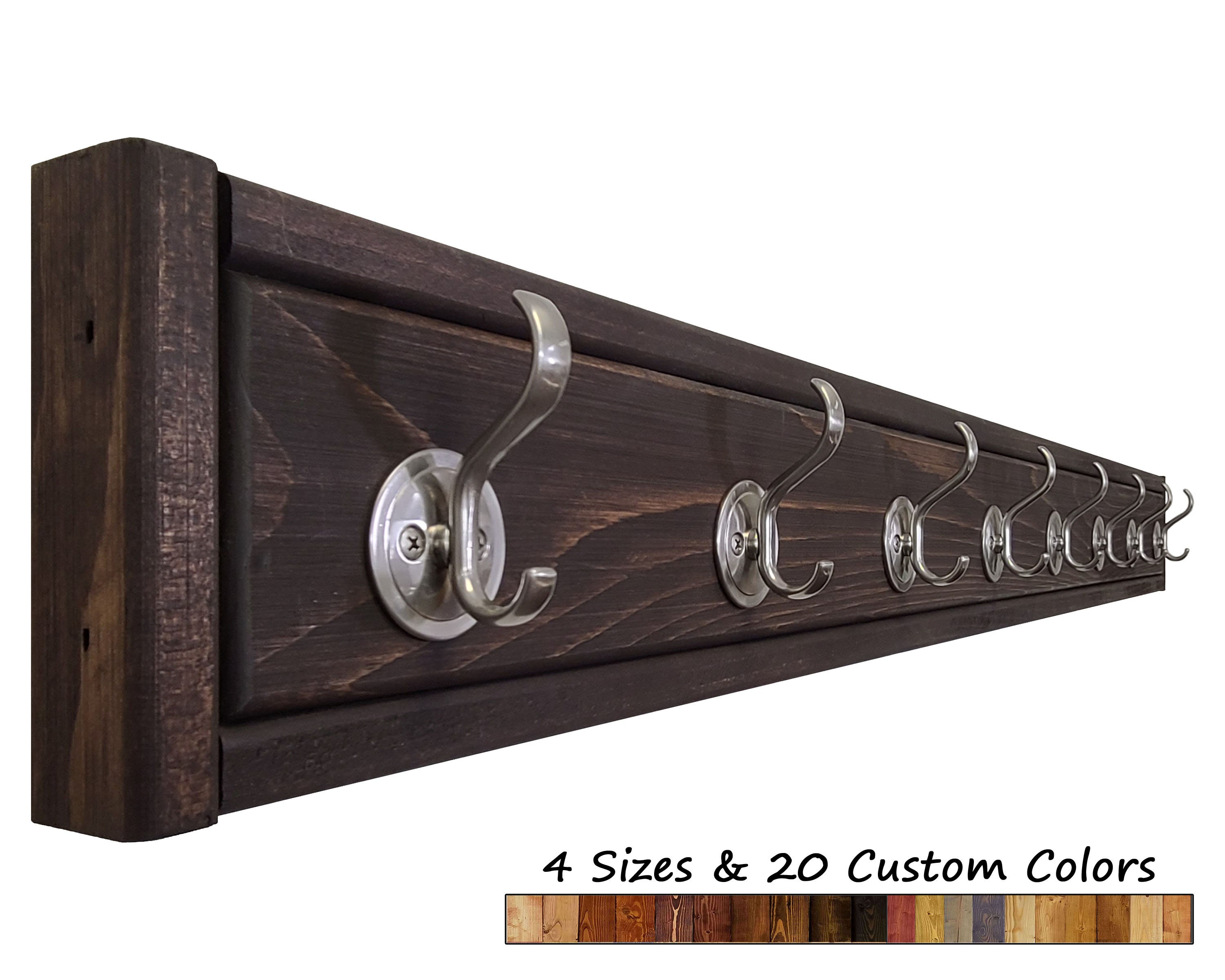 Wall Mounted Coat Rack Wall Coat Rack With Retractable Hooks, Wall