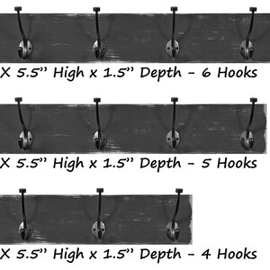 West Gate Farmhouse Bathroom Towel Hooks, Bathroom Wall Decor, Decorative Wall Hooks, Flush Mount - Available in 20 Colors - Special Walnut image 5