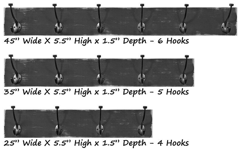 West Gate Farmhouse Bathroom Towel Hooks, Bathroom Wall Decor, Decorative Wall Hooks, Flush Mount - Available in 20 Colors - Special Walnut image 5