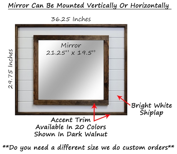 Handcrafted Framed Decorative Mirror Stone Harbor Rustic -  Portugal