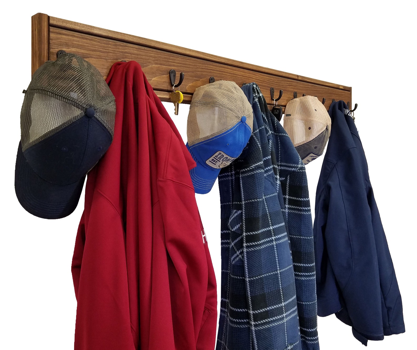 Herringbone Wall Hooks Coat Rack Wall Mount Key Hook Towel - Etsy