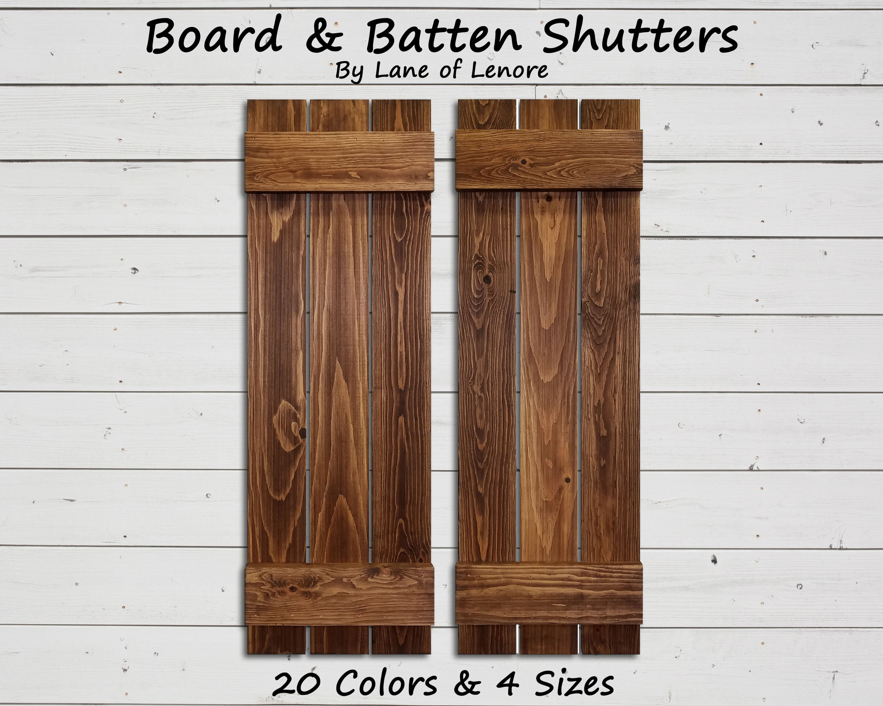 Shutters wooden online
