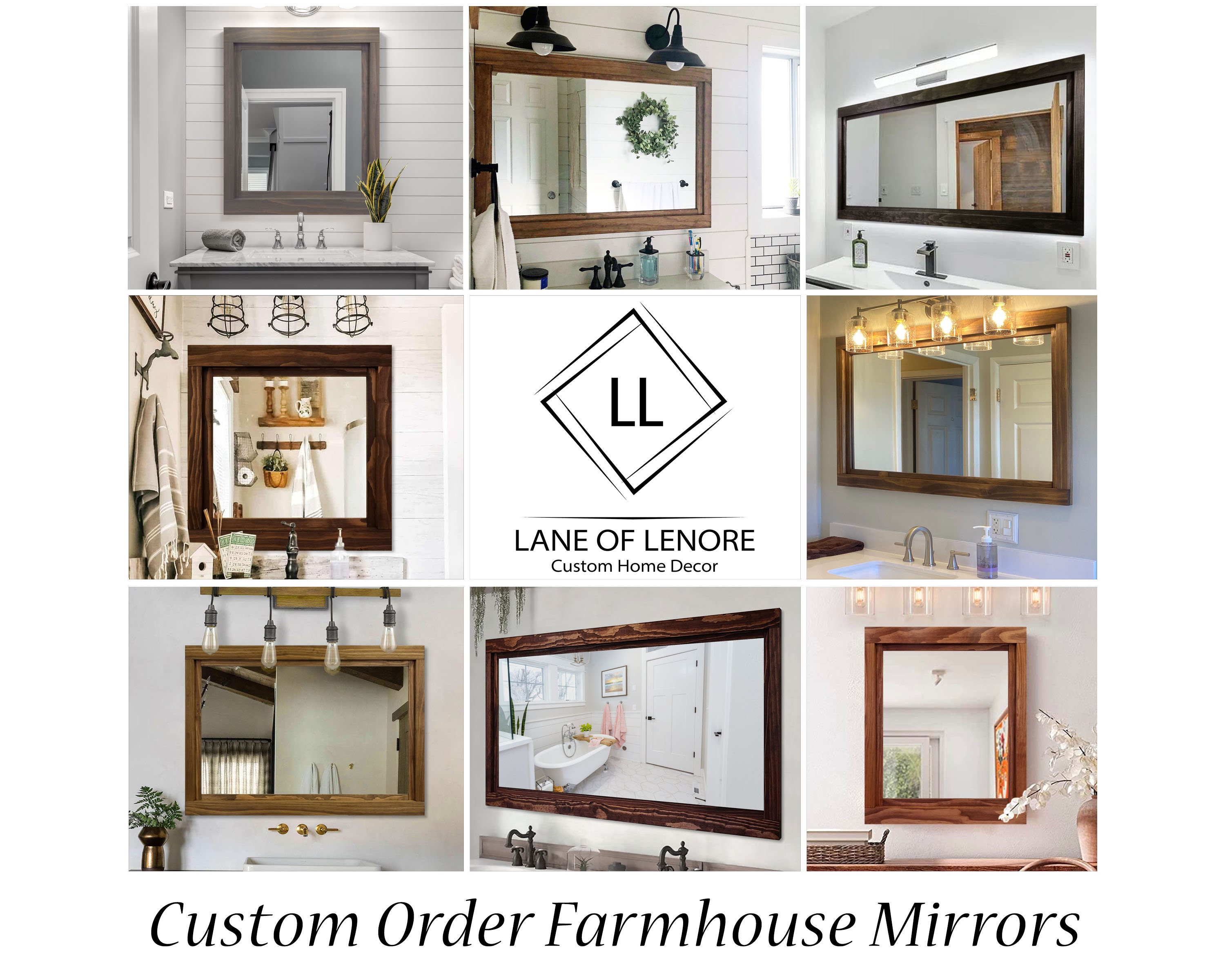 Stick-On Mirror Frames - Easy Self-Adhesive Frames for Mirrors