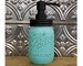 Lane of Lenore Rustic Painted Mason Jar Soap Lotion Pump Dispenser - Farmhouse Kitchen and Bathroom Decor - 20 colors, Shown in Sea Blue 