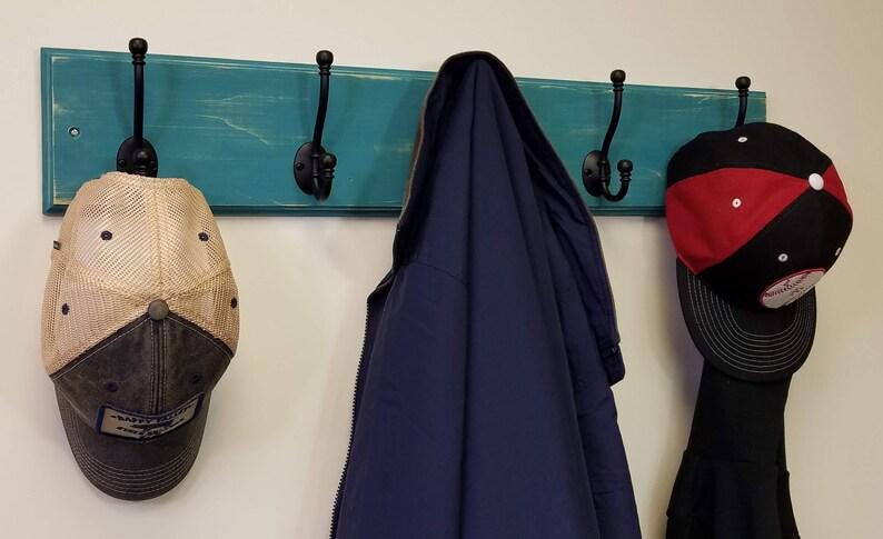 Brookside Wall Mounted Hook Rack - 20 Paint Colors - Clothing Hook, Key ...