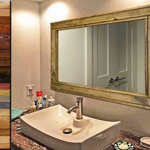 Primitive Country Bathroom Mirrors Rispa