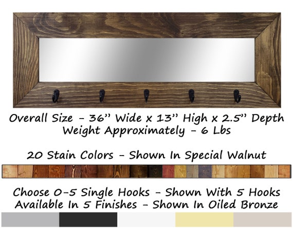 Herringbone Wall Hook Coat Rack, 4 Sizes & 20 Paint Colors