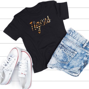Tiger Stripe, Animal Print, Love Football, Basketball Season, Sports Fan, Rhinestone Shirt for Women