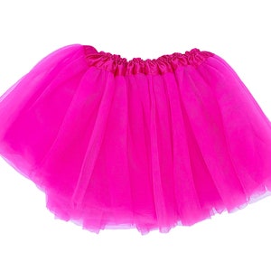 Hot Pink Ruffle Tutu: Fairy Princess Costume, 12-4T