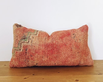 Moroccan Rug Lumbar Pillow Case | Moroccan Pillow Case