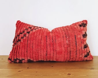 Moroccan Rug Lumbar Pillow Case | Moroccan Pillow Case