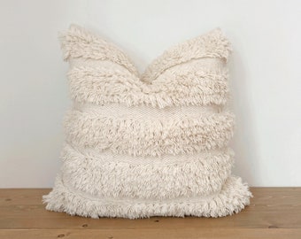 The LAUREN  20 x 20" Boho Fringe Pillow