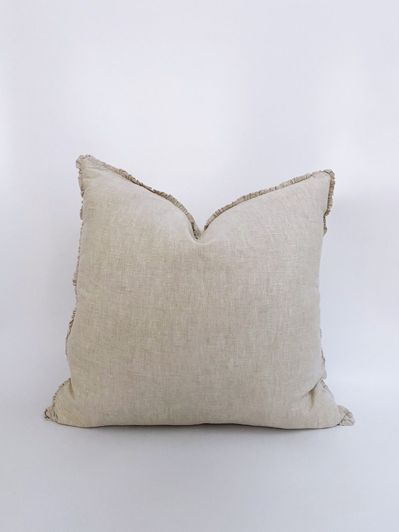 The Oatmeal Linen Pillow Cover