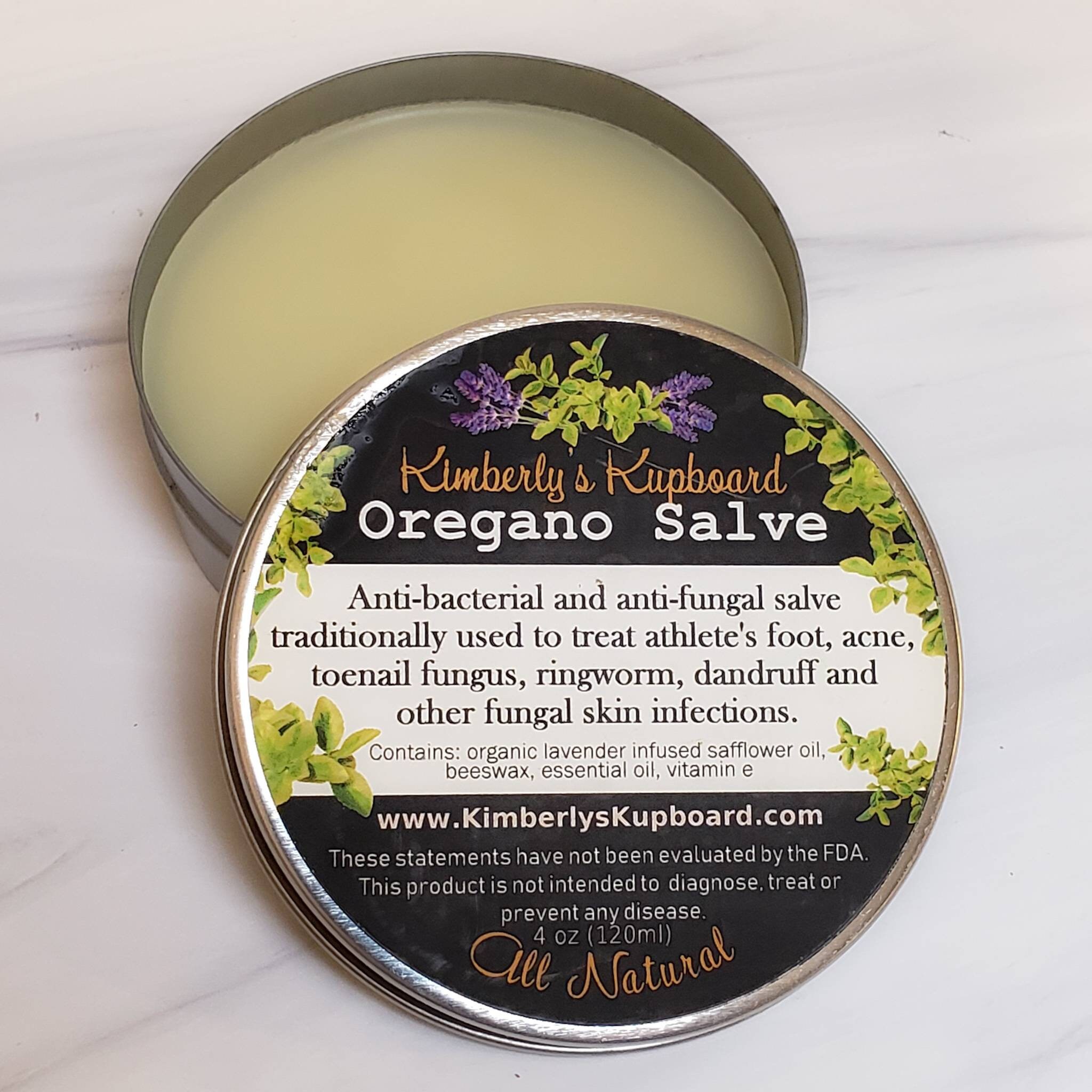 Oregano & Lavender Herbal Salve for Acne and Fungal Infections Etsy