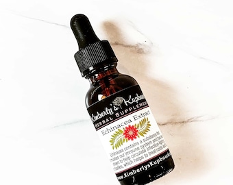 Echinacea Tincture--Organic Herbal Extract for Boosting Immune System