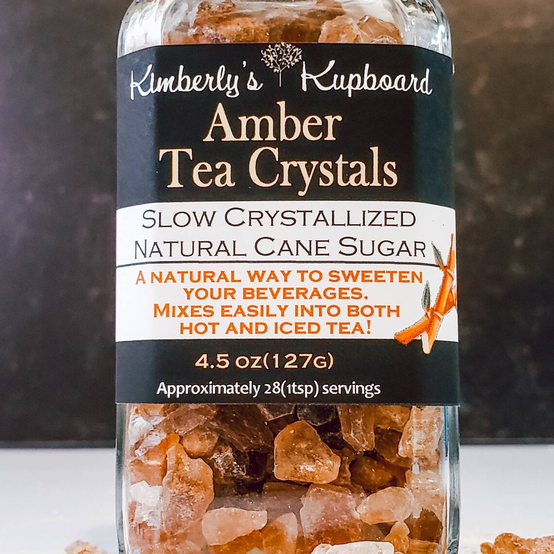 amber-tea-sugar-crystals-rock-sugar-for-coffee-and-tea-etsy
