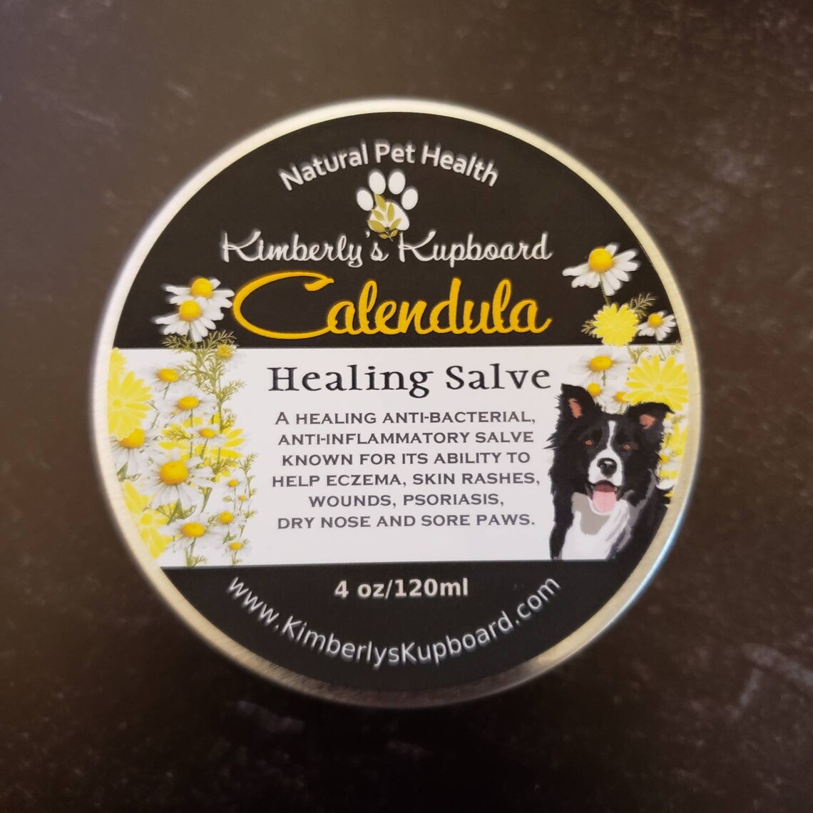 Healing Dog Salve With Calendula for Cuts Scratches Wounds Etsy UK