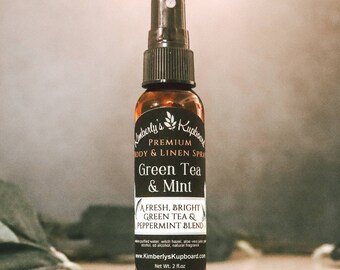 Green Tea & Mint Premium Body and Linen Spray