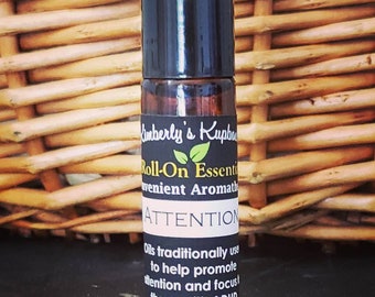 Attention Roll-On Essential Oil--adhd  Aromatherapy