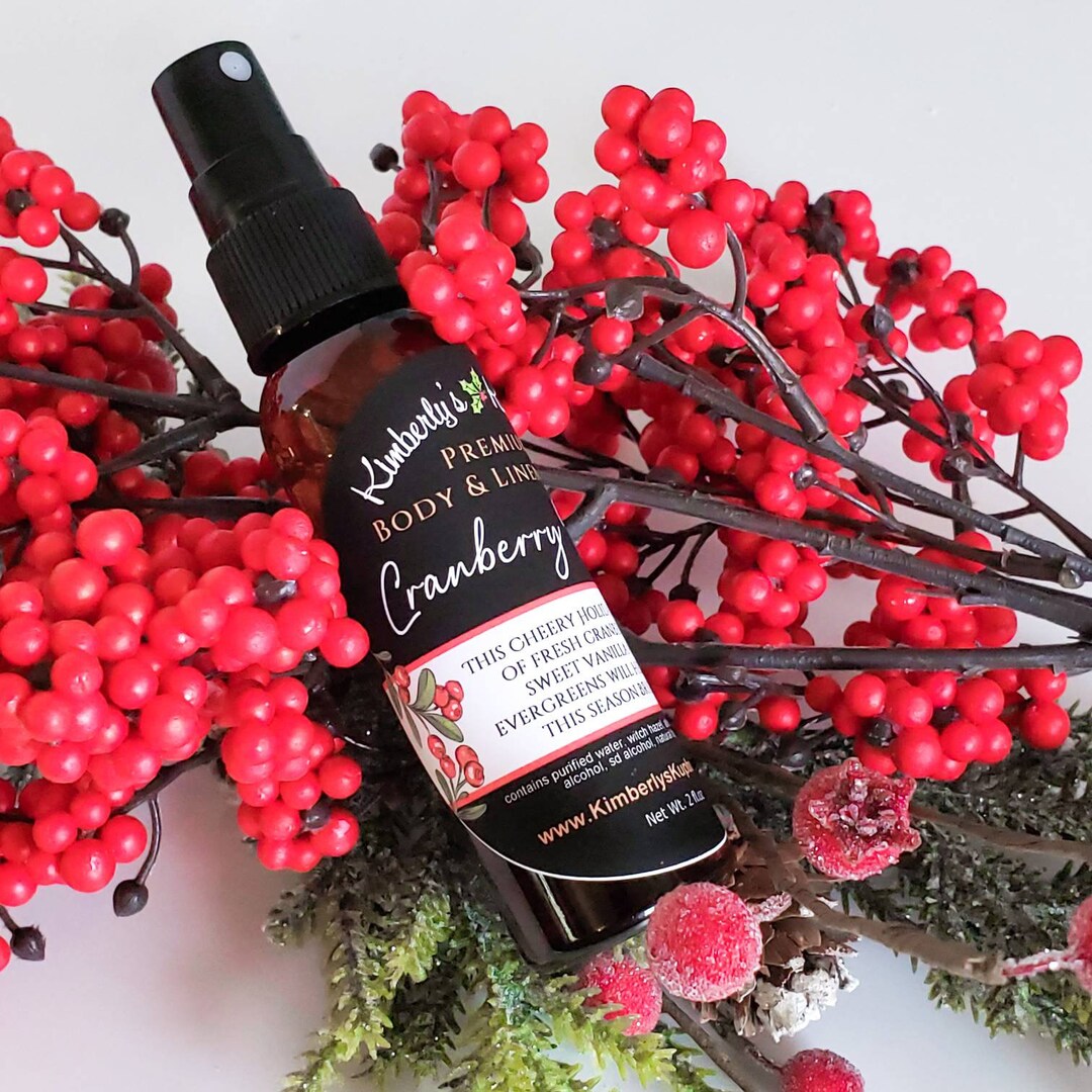 Cranberry Woods Premium Body & Linen Spray Etsy