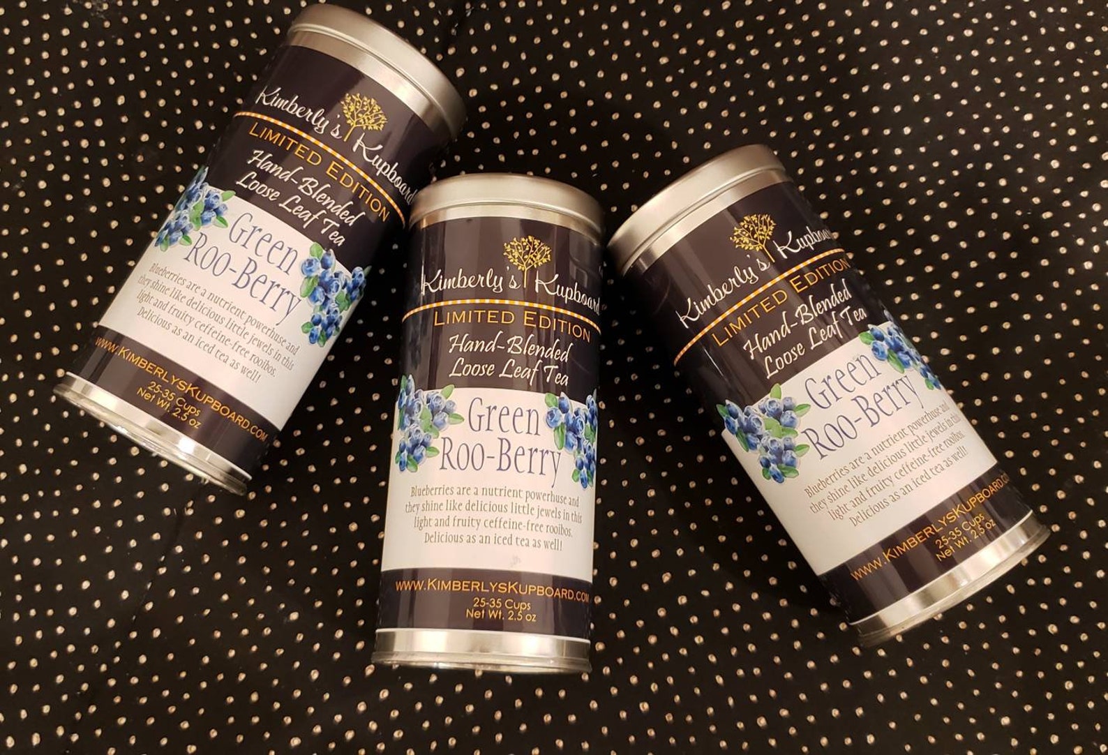 Green Rooibos Tea With Blueberries Cranberries Hibiscus and Etsy