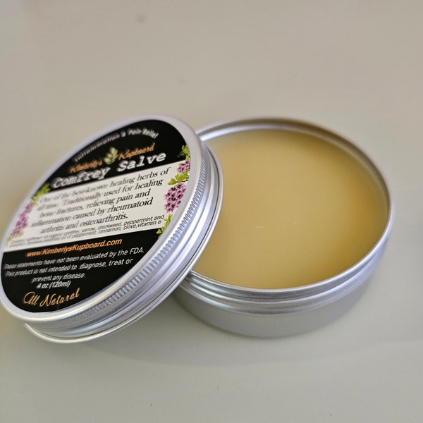 COMFREY SALVE | All Natural Salve | Muscles Aches Pain Salve | | Organic Handmade All Purpose Traditional Salve