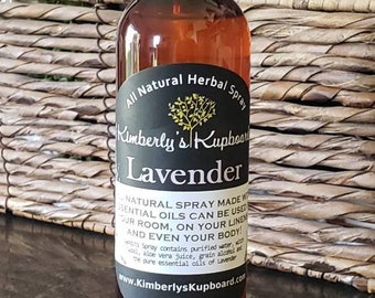 Lavender Spray---Essential Oil Body and Linen Spray for relaxation