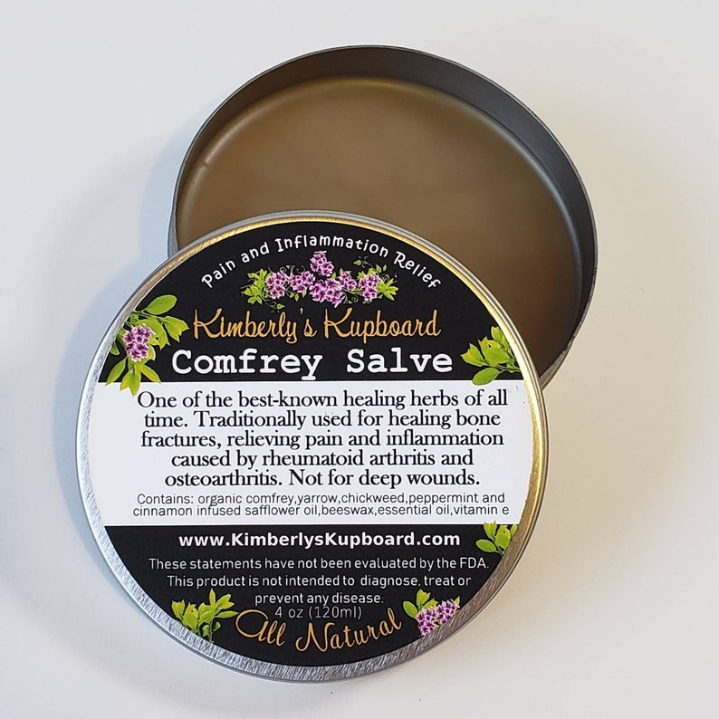 Comfrey Herbal Salve for Arthritis Pain Joint Inflammation Etsy