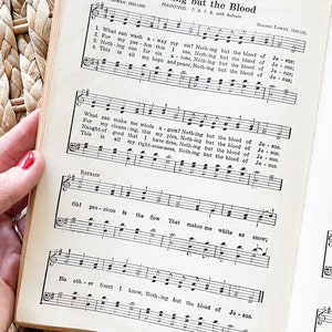Nothing but the Blood | Hymn Sign | Christian Music | Wall Art | Pastor ...