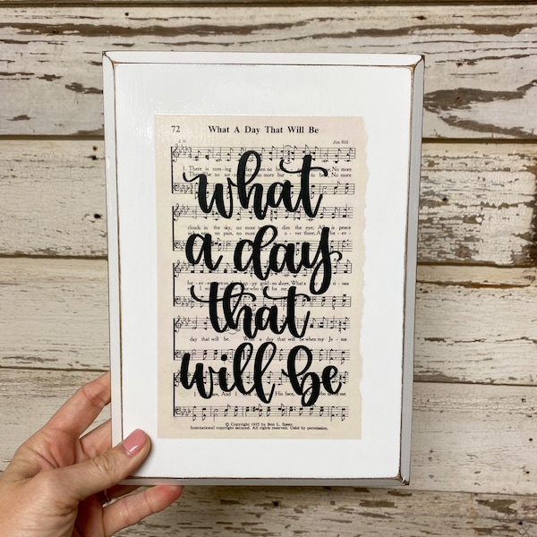 Hymn Sheet Wall Art - Etsy